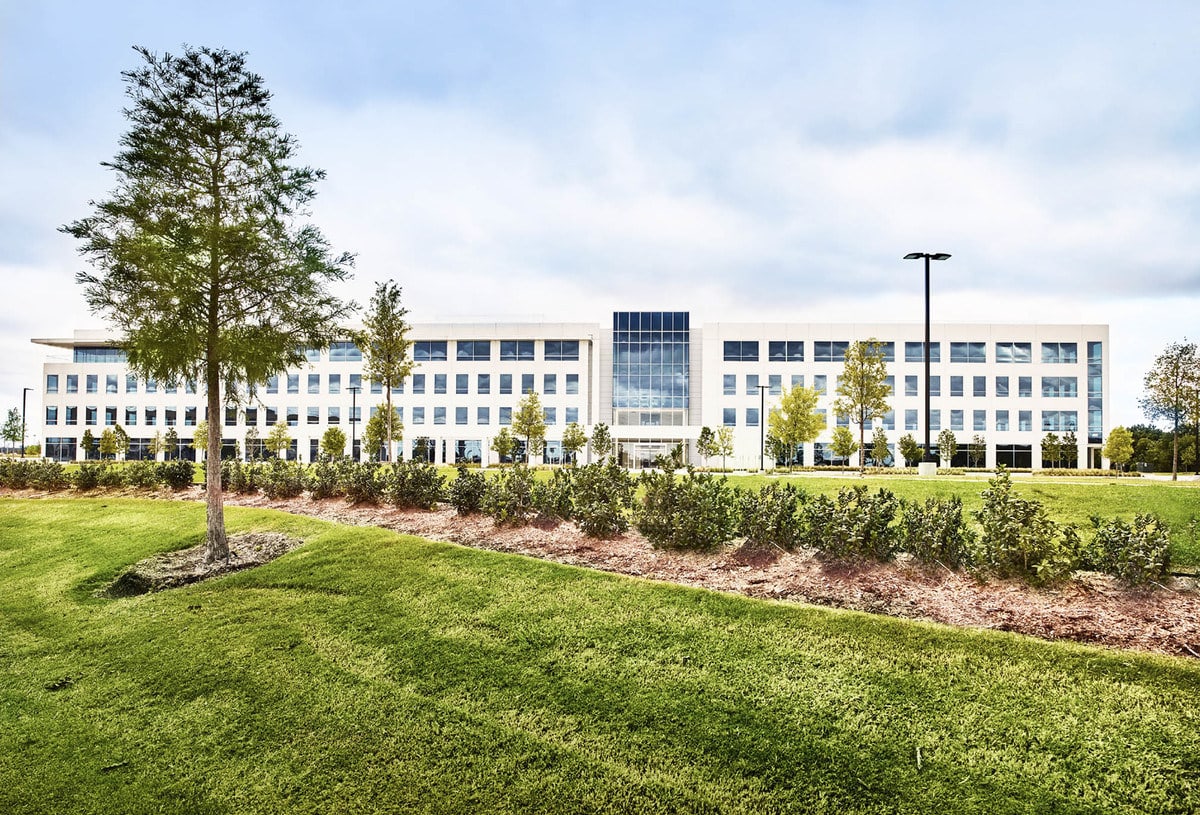 Alcatel-Lucent commercial landscaping in Plano TX