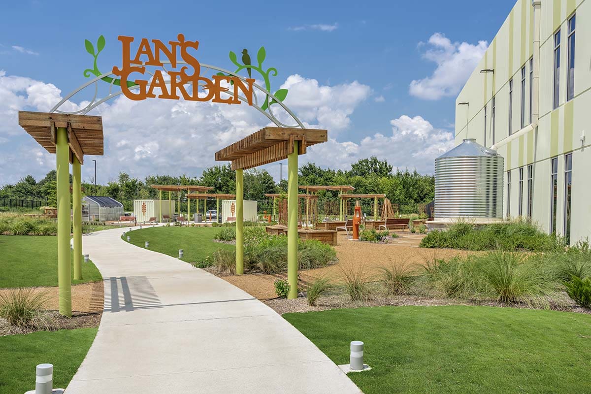 North Texas Food Bank Garden Entrance