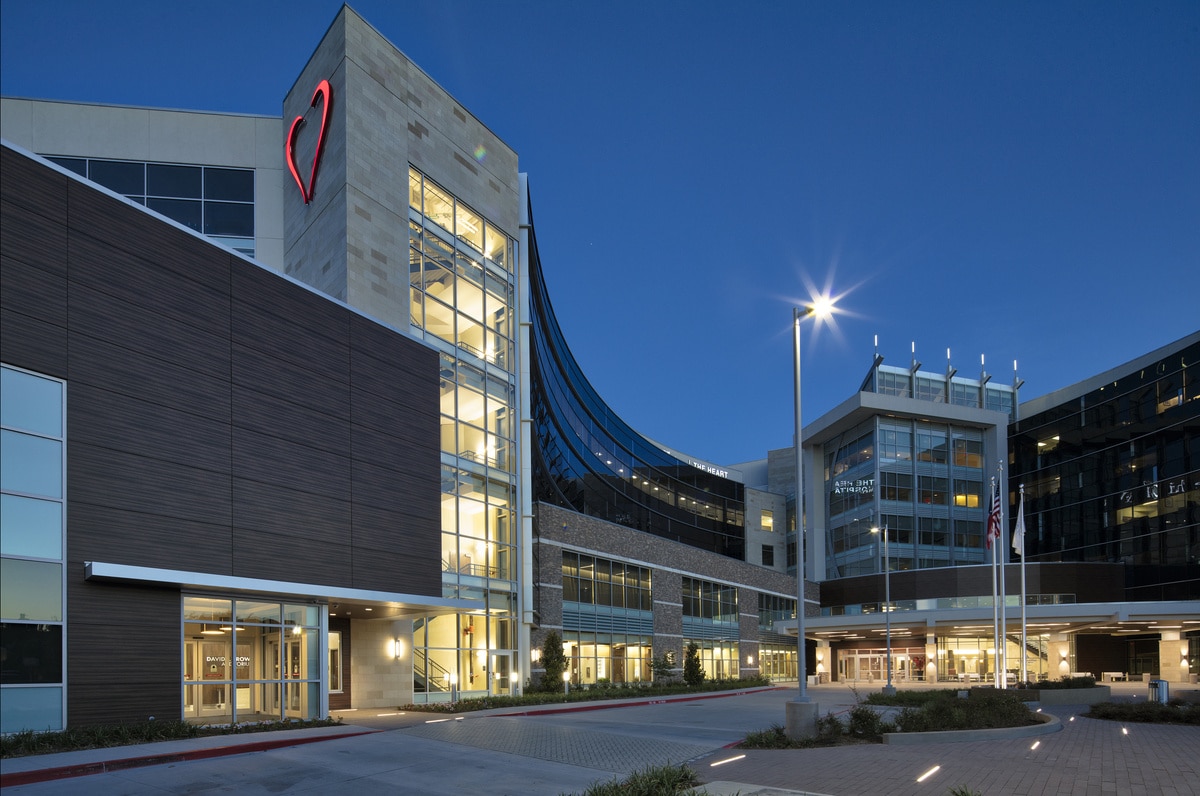 The Heart Hospital Baylor Plano - commercial landscaping in Plano TX